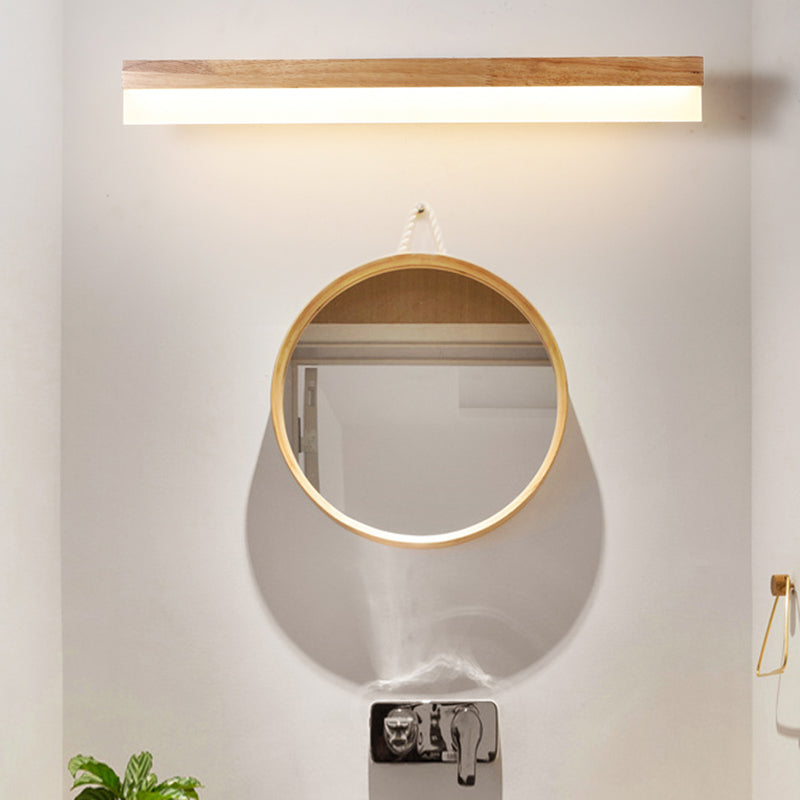 Luvikno | Moderne Badkamer Vanity Lys Tre LED Vanity Lys utstyrt med Akril Skjerm