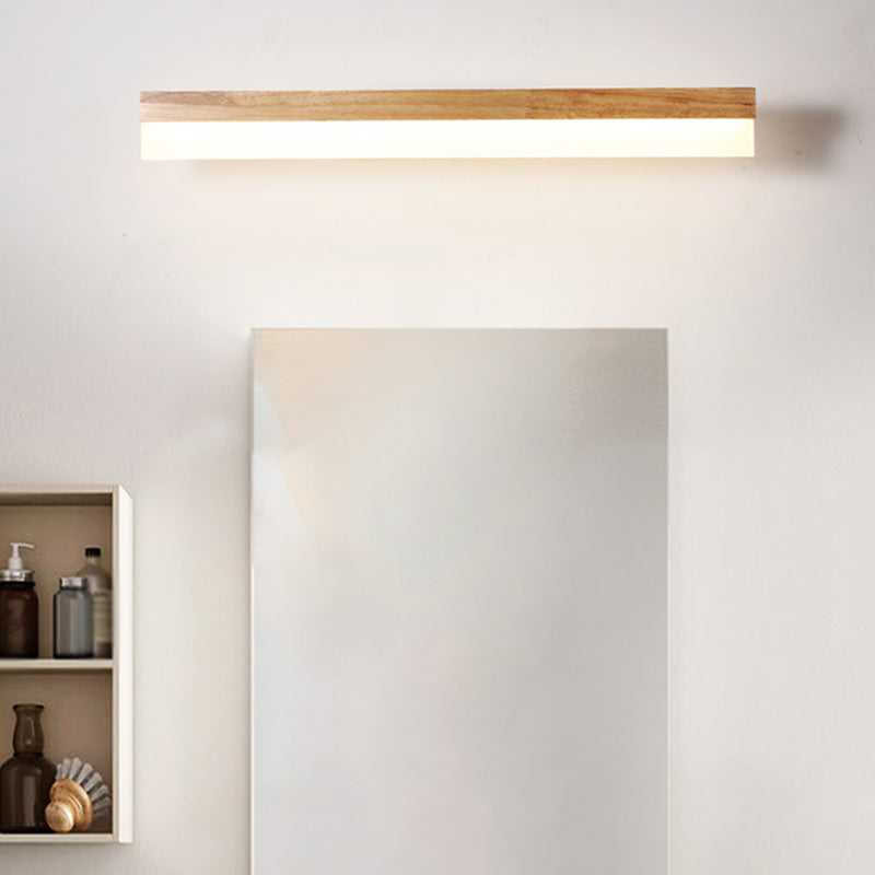 Luvikno | Moderne Badkamer Vanity Lys Tre LED Vanity Lys utstyrt med Akril Skjerm