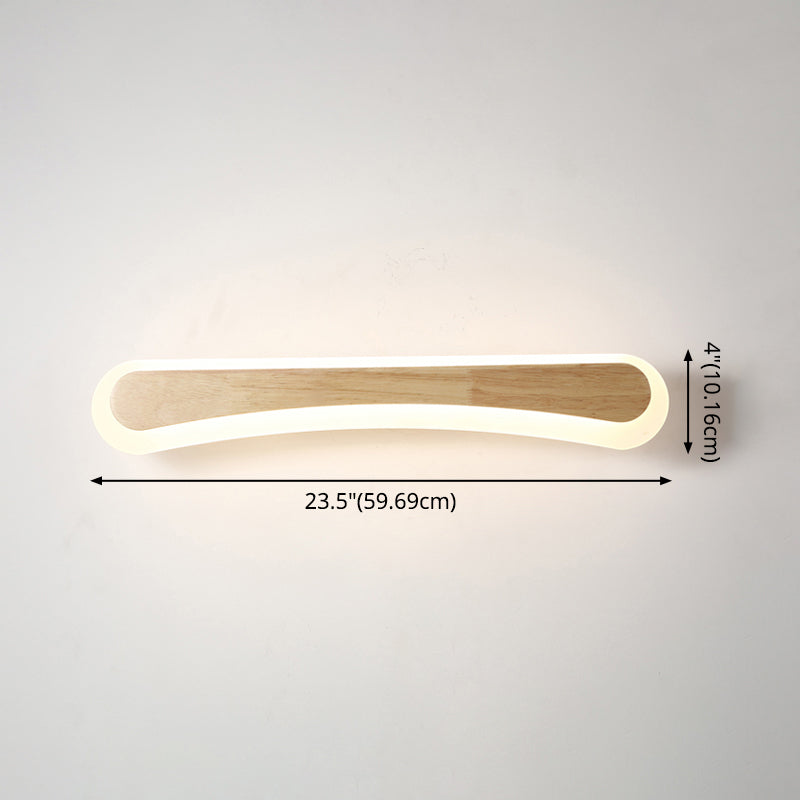 Luvikno | Moderne Badkamer Vanity Lys Tre LED Vanity Lys utstyrt med Akril Skjerm