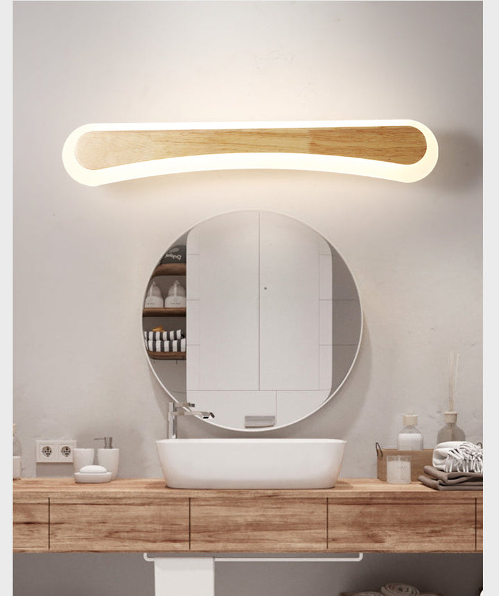 Luvikno | Moderne Badkamer Vanity Lys Tre LED Vanity Lys utstyrt med Akril Skjerm