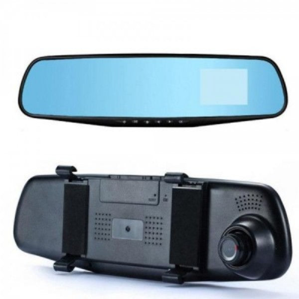 SafeMirror HD Speil med Dashcam – 1080p, Bevegelsesdeteksjon & Bredvinkel | Luvikno