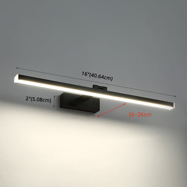 Armed Vanity Vegglamper Moderne Minimalistisk Stil Metall Enkelt Vanity Lys | Luvikno