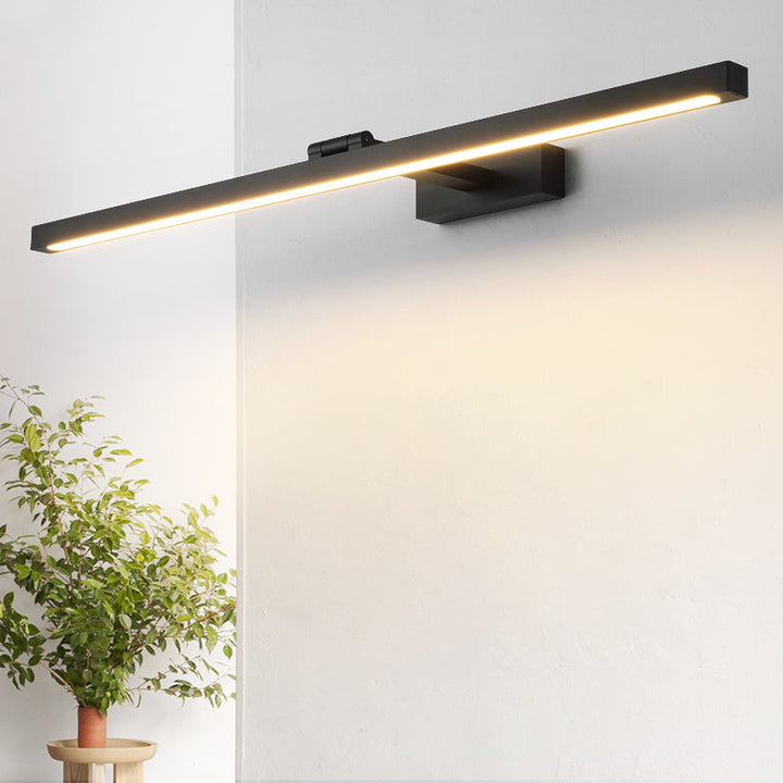 Rektangulær Speilveggbelysning Nordisk Minimalistisk Stil Aluminium Enkel Speilbelysning | Luvikno