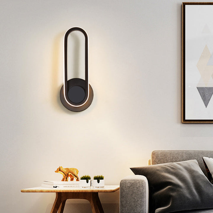 Regulær moderne vegglampe LED metall nattbordlamper med roterbart hode | Luvikno
