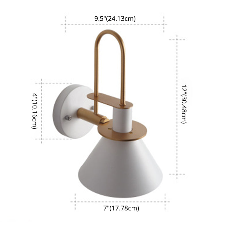 Macaroon Stil Veggmontert Lysarmatur Metall Fargerik Vegglampe for Hotell Soverom | Luvikno
