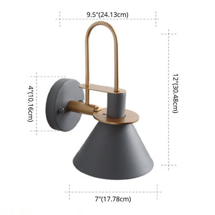 Macaroon Stil Veggmontert Lysarmatur Metall Fargerik Vegglampe for Hotell Soverom | Luvikno