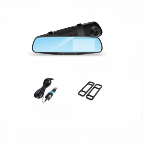 SafeMirror HD Speil med Dashcam – 1080p, Bevegelsesdeteksjon & Bredvinkel | Luvikno