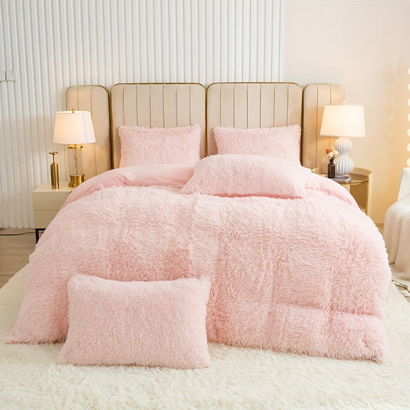 Luvikno | Ultra Soft Plush Duvet Cover Set with Zipper - Luksus & Komfort