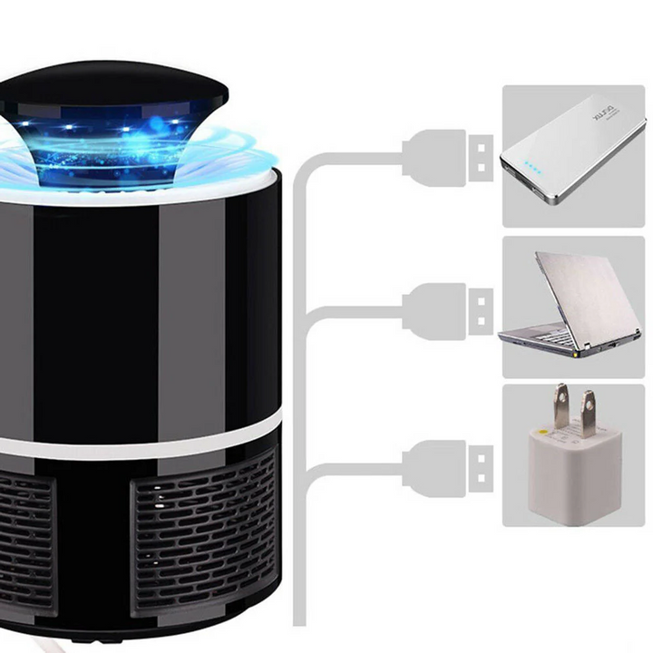 StilVang LED Myggfelle – Hviskende Insektsfanger med UV-lys for innendørs bruk | Luvikno