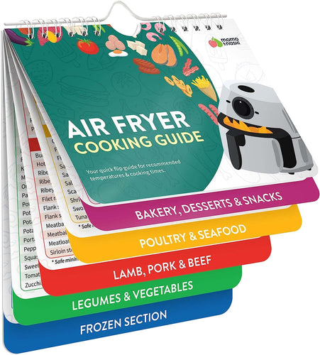 Air Fryer Jukseseddel Magneter Matlagningsguide Heft | Luvikno