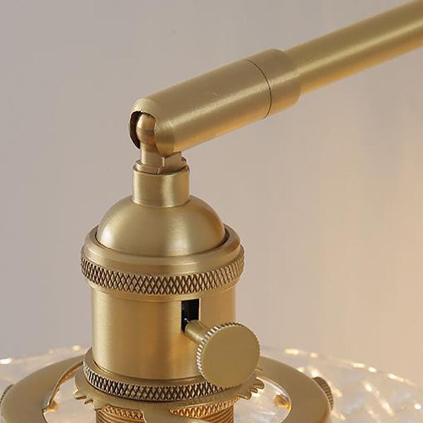 Luvikno | Nordisk Minimalistisk Kreativ Messing Sylinder 1-Lys Vegglampe