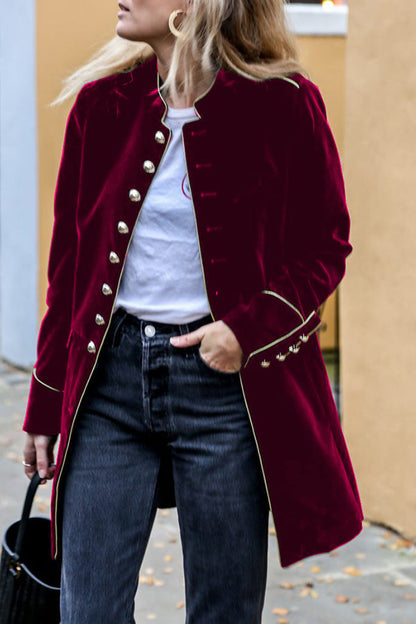 Luvik | Sametti Patches Moninappinen Naisten Takki