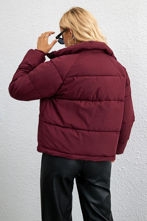 Luvik | Ståkrage Løs Puffer-jakke