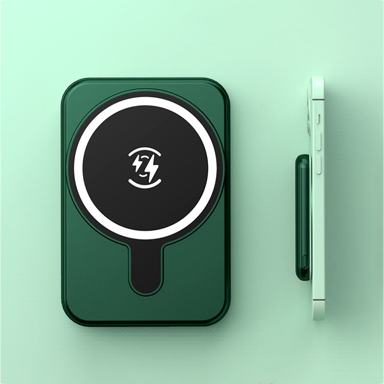 Luvikno | Magnera Magnetisk Power Bank 5000 mAh | Kompatibel med iPhones | USB Utgang 5 V/2.1 A | Kompakt & Stilig