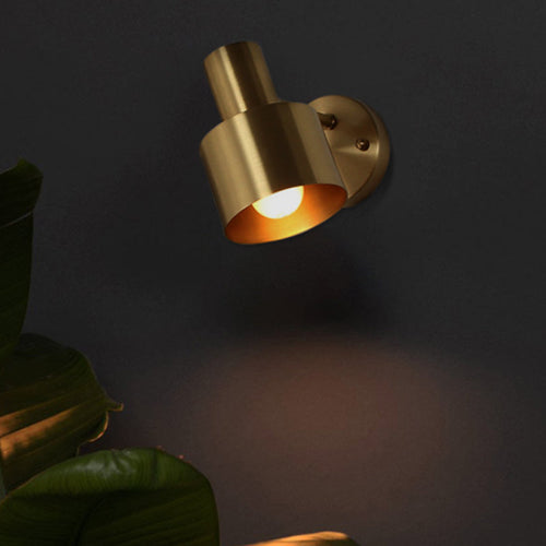 Metal Messing Vegg Vanity Lys Sylinder 1/2/3-Glødelampe LED Tradisjonell Sconce Lysarmatur for Bad | Luvikno