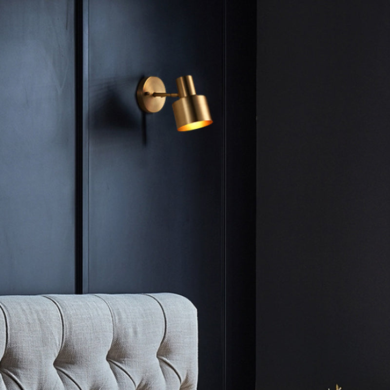 Metal Messing Vegg Vanity Lys Sylinder 1/2/3-Glødelampe LED Tradisjonell Sconce Lysarmatur for Bad | Luvikno