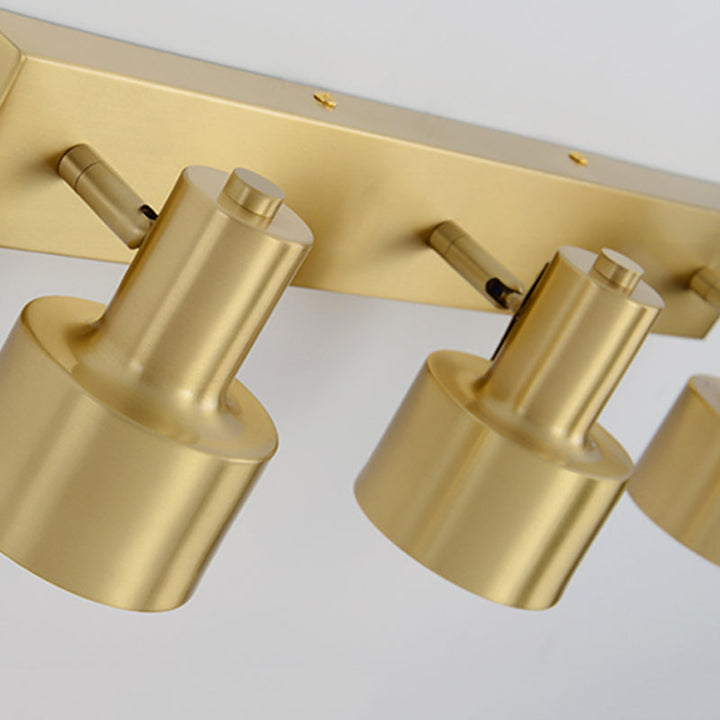 Metal Messing Vegg Vanity Lys Sylinder 1/2/3-Glødelampe LED Tradisjonell Sconce Lysarmatur for Bad | Luvikno