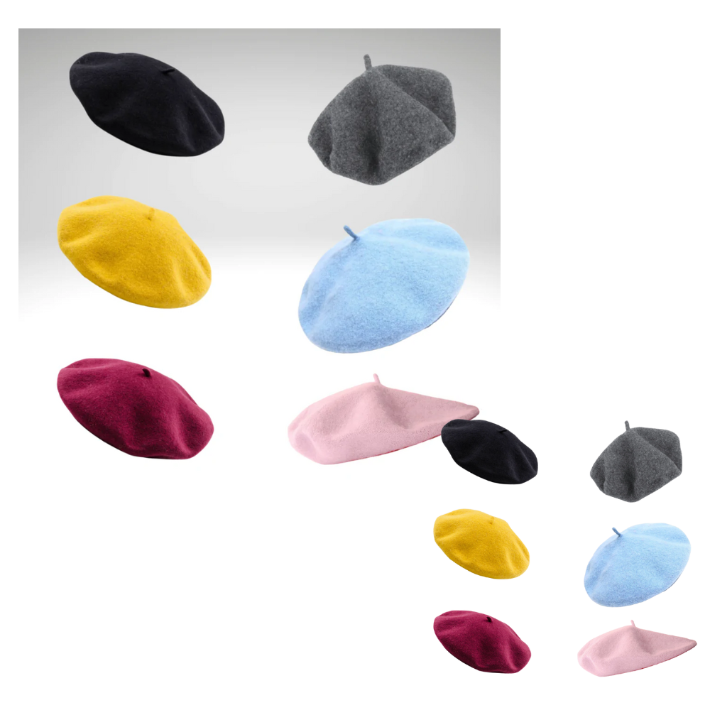 Luvikno | Damers Klassisk Ull Beret