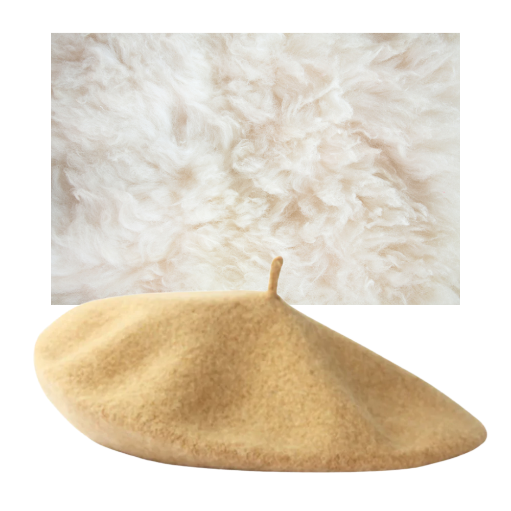 Luvikno | Damers Klassisk Ull Beret