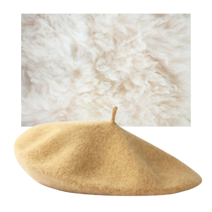Luvikno | Damers Klassisk Ull Beret