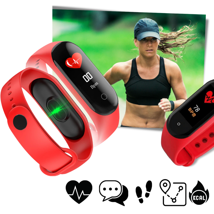 Luvikno | Fitness og Søvn Sporing Armbånd