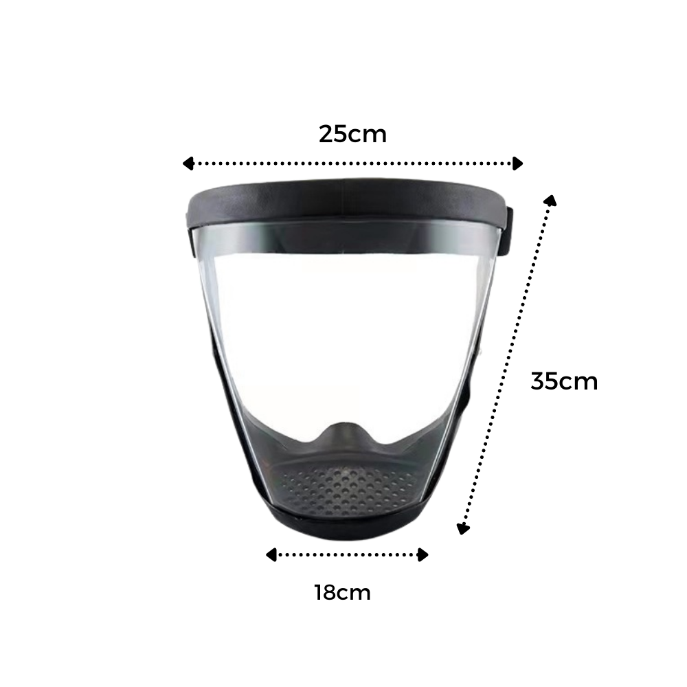 Luvikno | Gjennomsiktig Beskyttende Full Face Shield