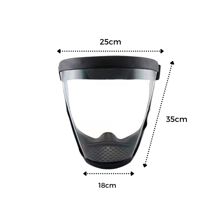 Luvikno | Gjennomsiktig Beskyttende Full Face Shield