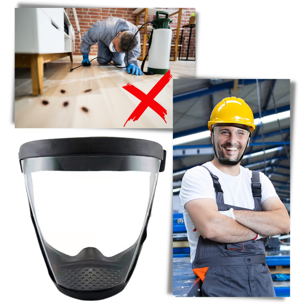 Luvikno | Gjennomsiktig Beskyttende Full Face Shield