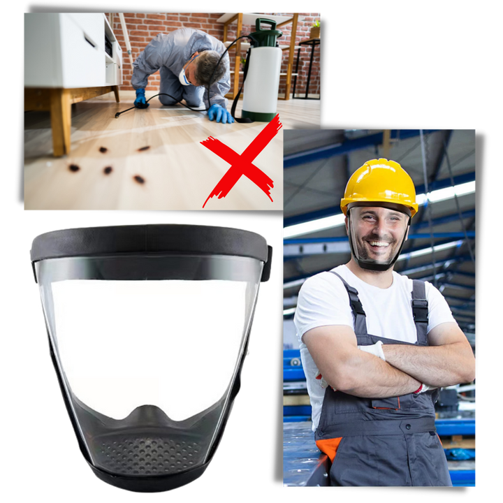 Luvikno | Gjennomsiktig Beskyttende Full Face Shield