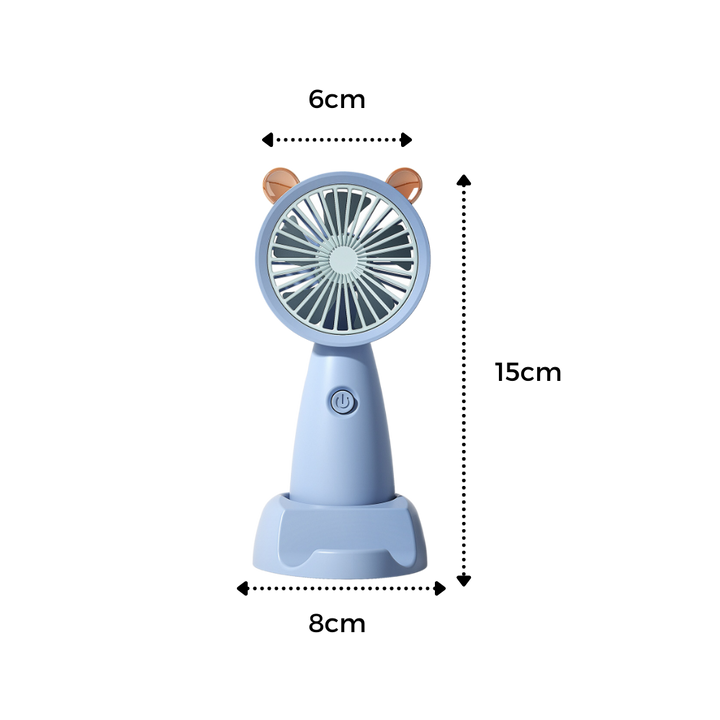 Mini USB-vifte med telefonholder | Luvikno