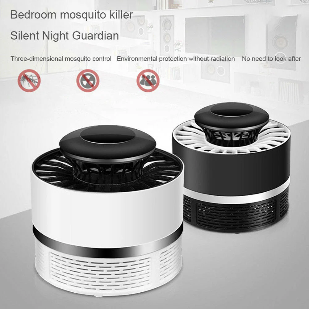 StilVang LED Myggfelle – Hviskende Insektsfanger med UV-lys for innendørs bruk | Luvikno