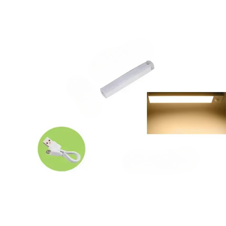 Smart Sensor LED Nattlys - Bevegelsesaktivert, Lysdempbar & Oppladbar Luvikno