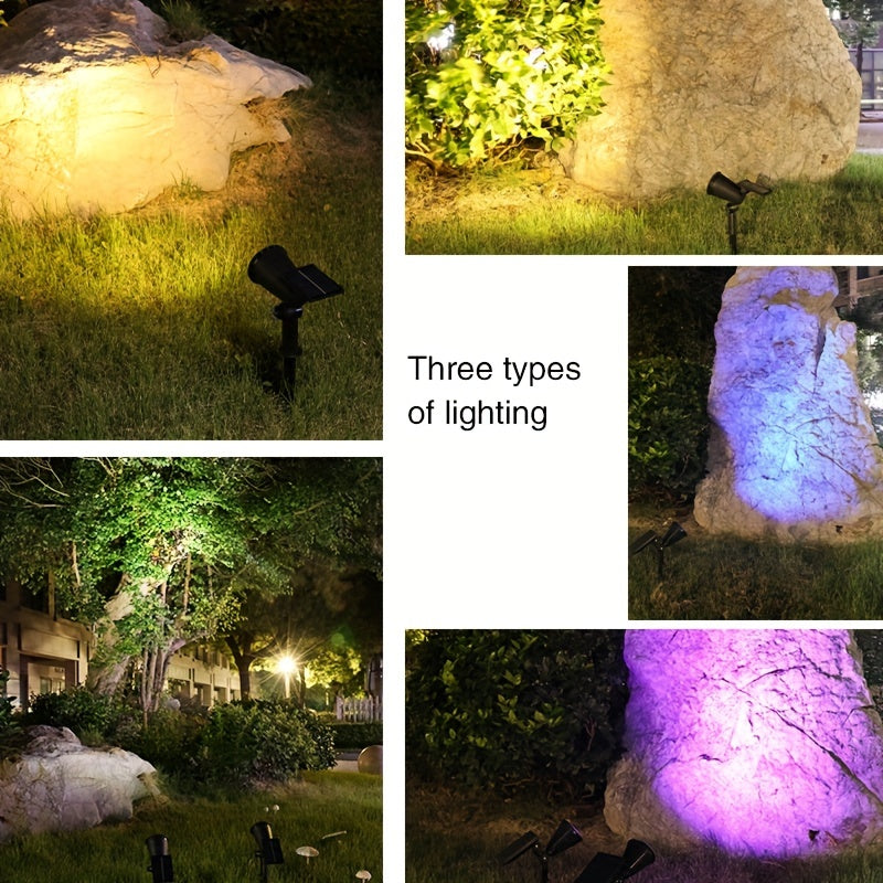 SolarLuxe Spotlight - Bærekraftig 9LED Hagebelysning | Luvikno