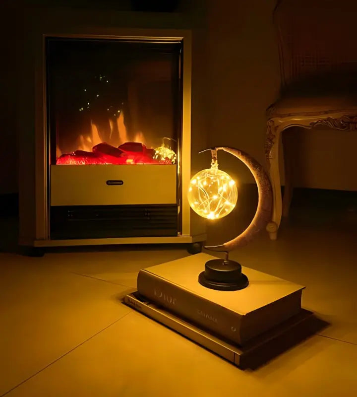 Bordlampe LED Måneskinn for Soverom Luvikno