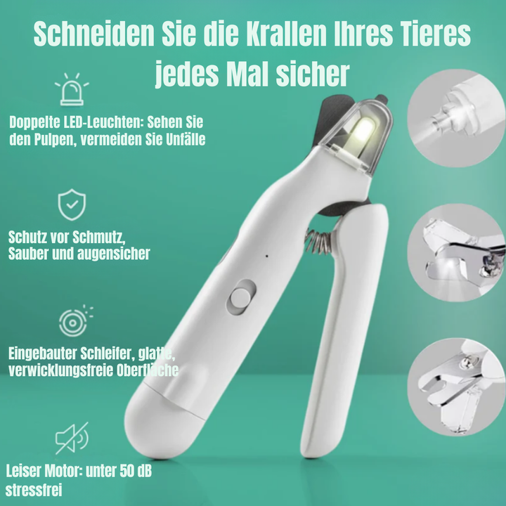 PawGlow – Trim hundens negler trygt med innebygd LED-lys Luvikno