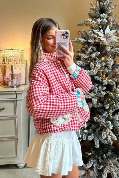 Luvik | Vaaleanpunainen Sydän Taskutakki