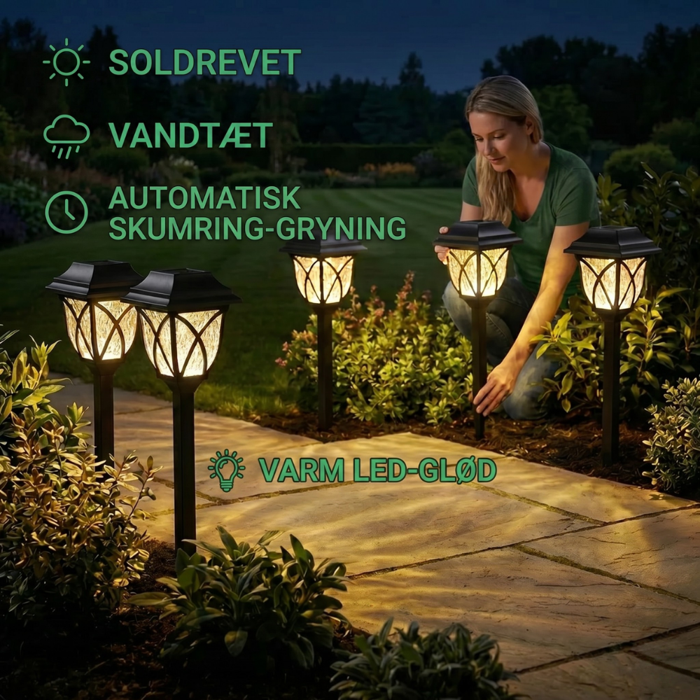 LumaPath Solar Light for Garden Paths | Luvikno