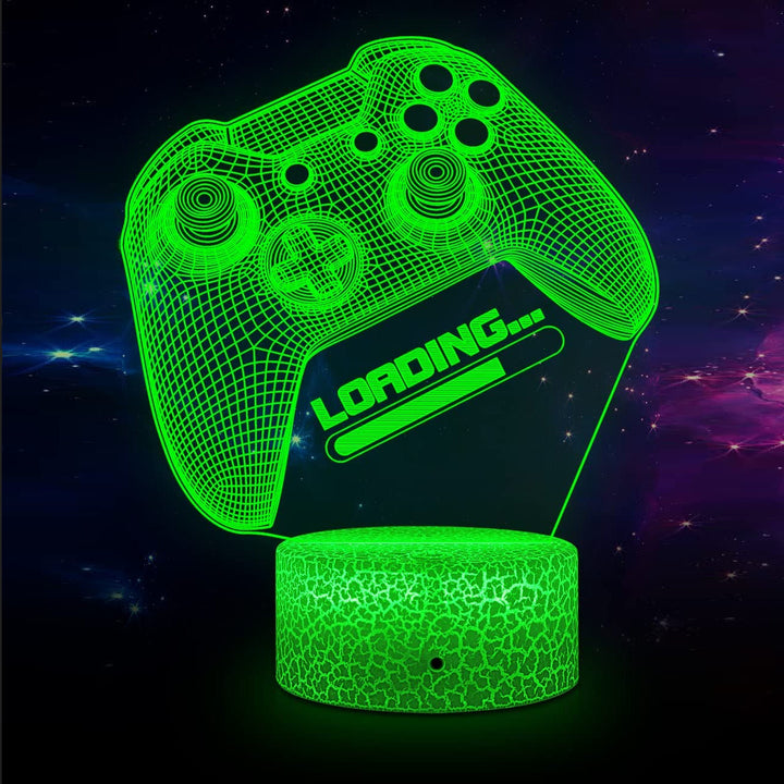 Gamer 3D LED-lamper | Luvikno