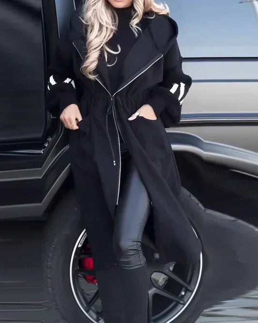 Luvik | pidempi takki, jossa on rennot taskut