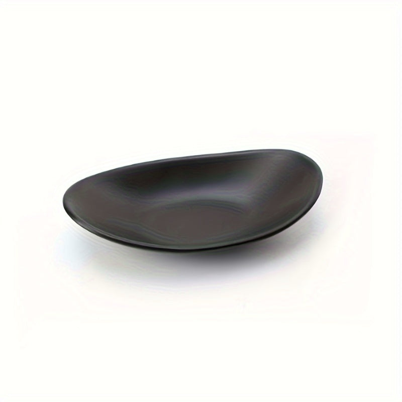 BlackTray - Elegant Ovalt Oppbevaringsbrett for Smykker Luvikno