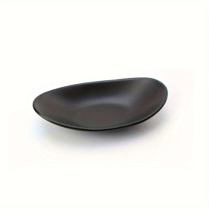 BlackTray - Elegant Ovalt Oppbevaringsbrett for Smykker Luvikno