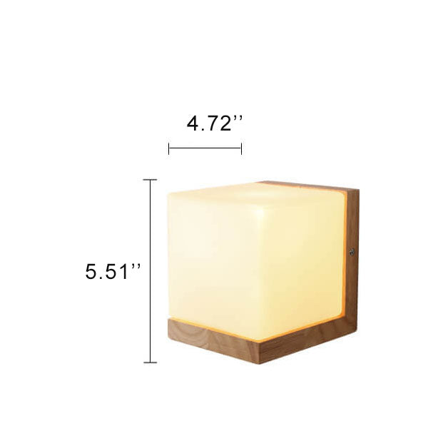Luvikno | EcoChic Cube Vegglampe – Bærekraftig & Moderne Design