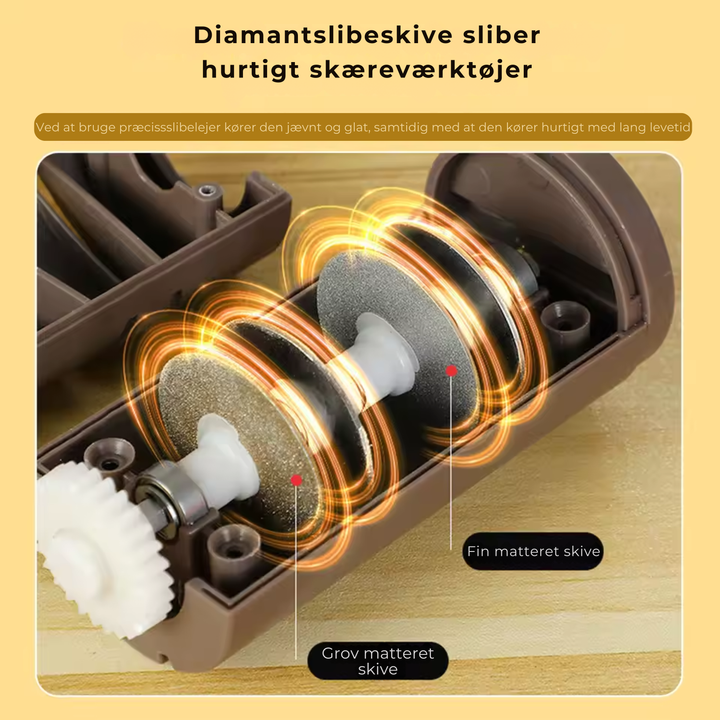 Elektrisk knivsliper med batteri 1200mAh | Luvikno