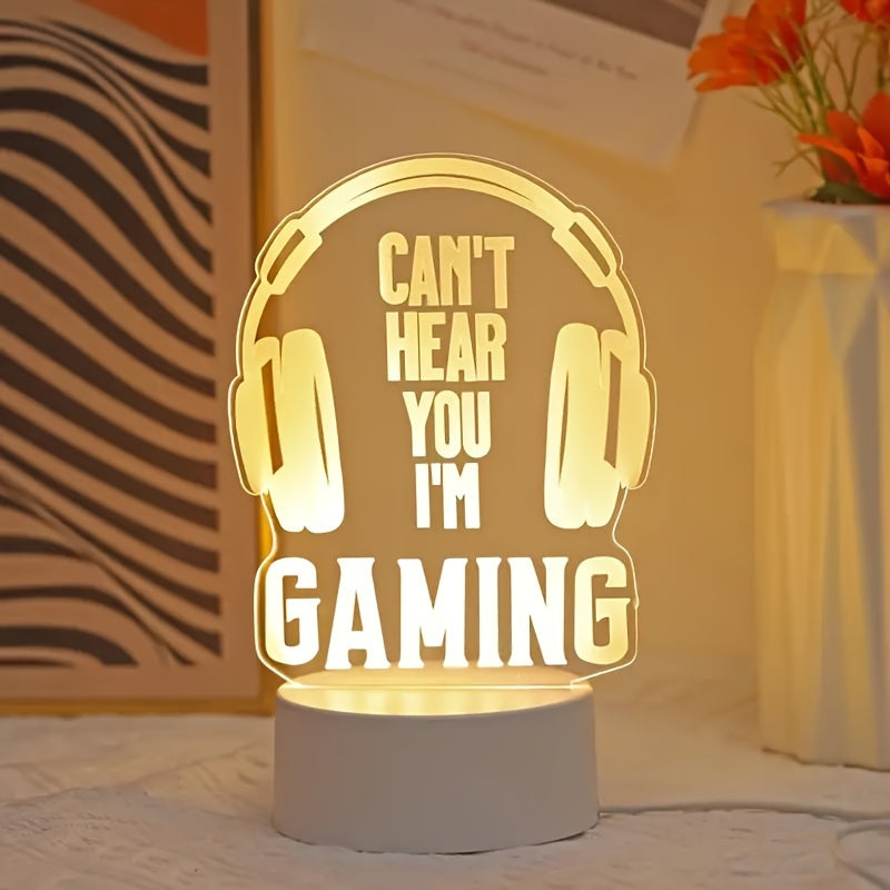 GameLamp - Kompakt LED Bordbelysning med USB Luvikno