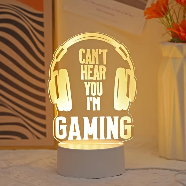 GameLamp - Kompakt LED Bordbelysning med USB Luvikno