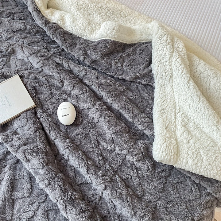 Luvikno | Stilig Vendbar Fleece Teppe for Ultimat Komfort og Varme