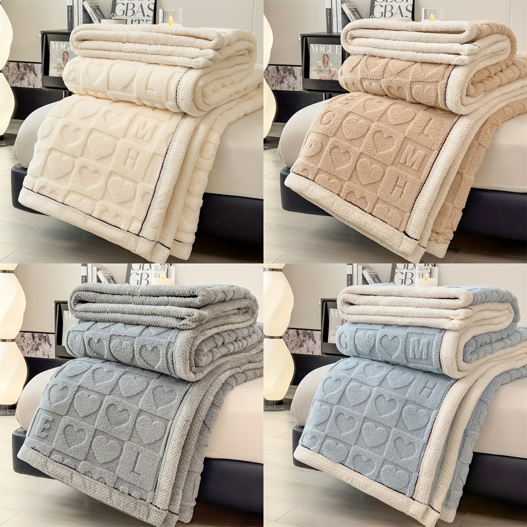 Luvikno | Stilfullt korallfleece-teppe for maksimal komfort