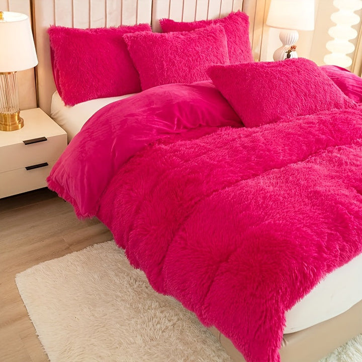 Luvikno | Ultra Soft Plush Duvet Cover Set with Zipper - Luksus & Komfort