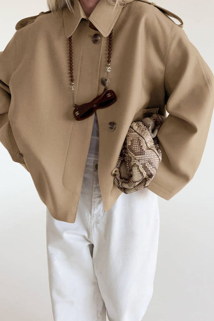 Luvik | Tekonahkainen Roikkuva Takki