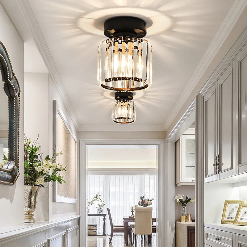 Moderne Krystall Taklampe - CrystalGlow | Luvikno